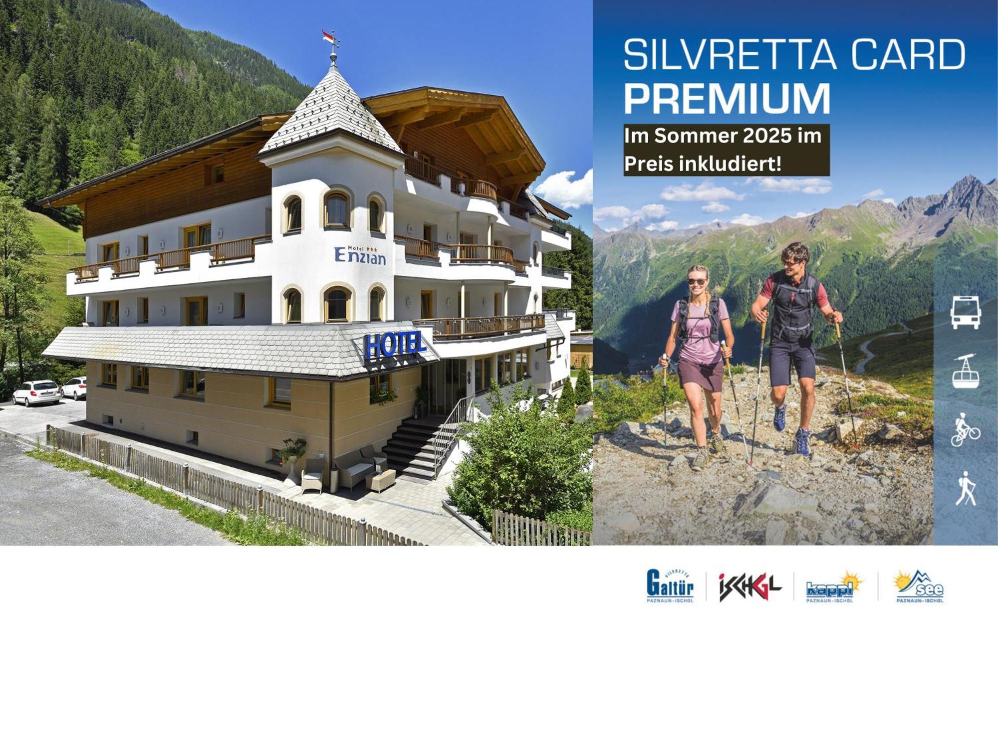Hotel Enzian Paznaun See Buitenkant foto
